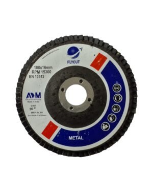 Flap Disc 4 inch A36 grit 1 ADM 4-Inch Flap Disc – 100 × 16 mm, A36 Grit